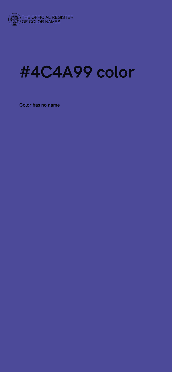 #4C4A99 color image