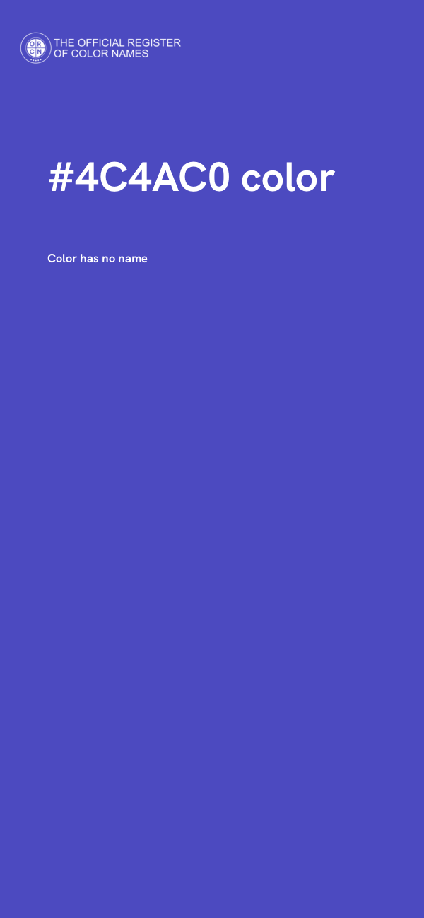 #4C4AC0 color image