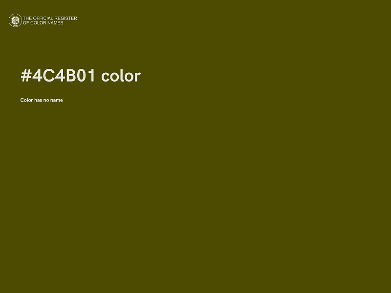 #4C4B01 color image