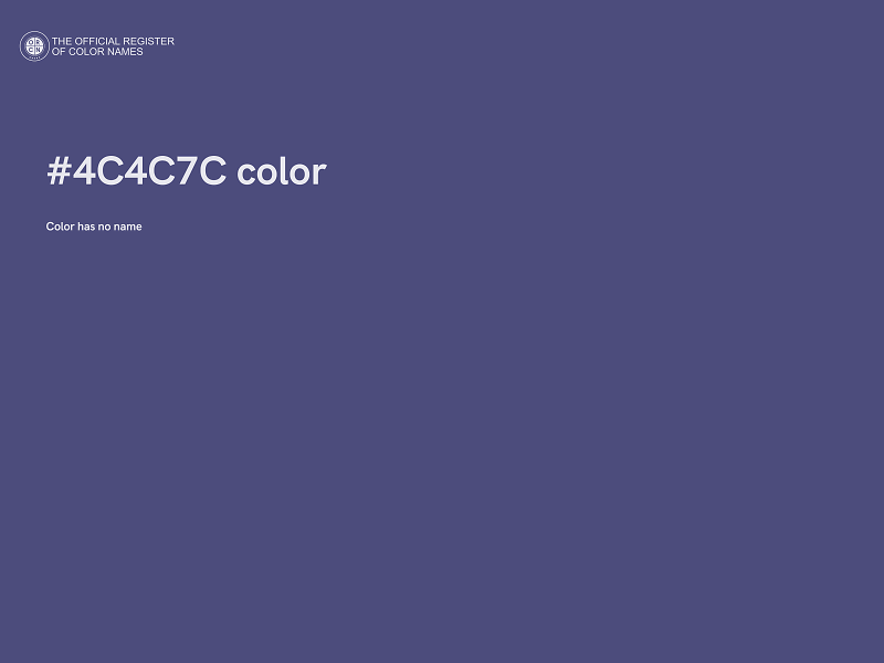 #4C4C7C color image
