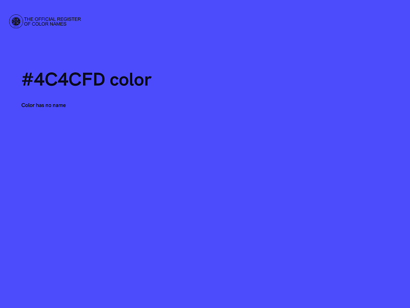 #4C4CFD color image