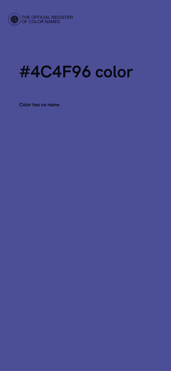 #4C4F96 color image