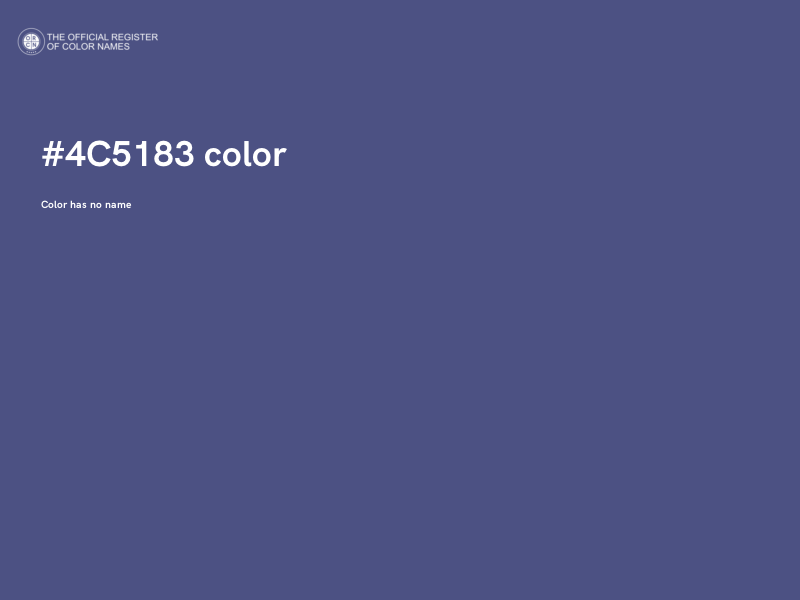 #4C5183 color image
