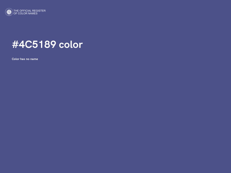 #4C5189 color image