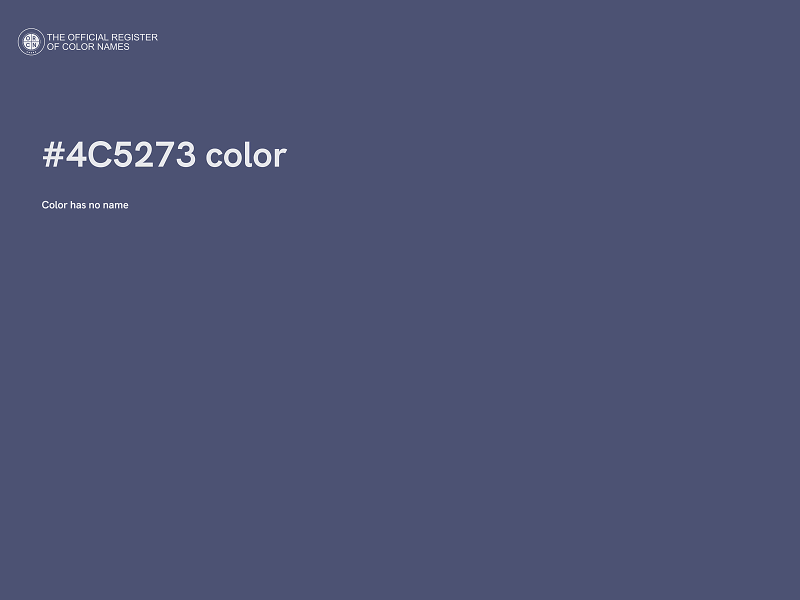 #4C5273 color image