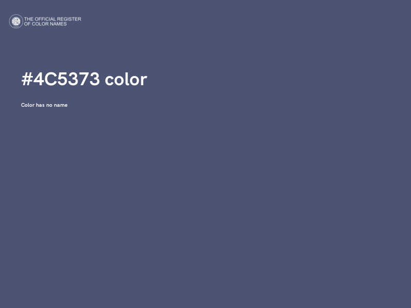 #4C5373 color image