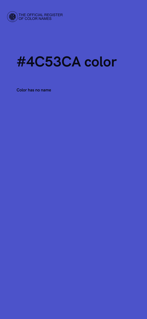 #4C53CA color image