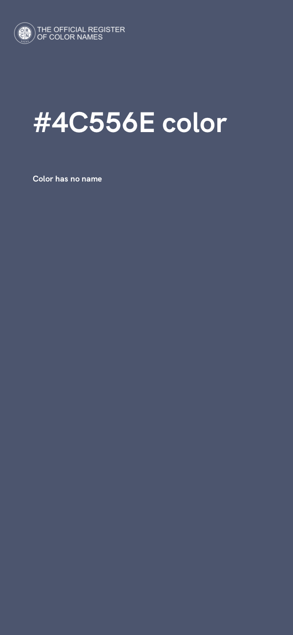 #4C556E color image