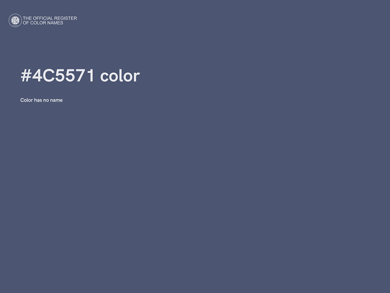 #4C5571 color image