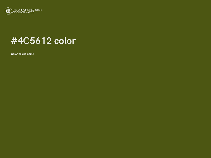 #4C5612 color image