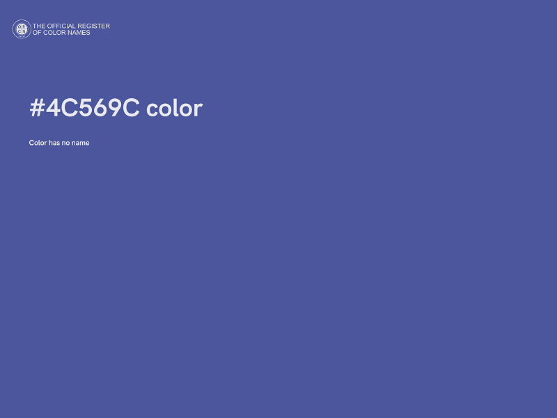 #4C569C color image