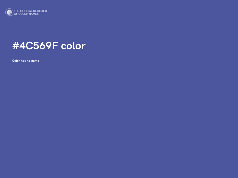 #4C569F color image