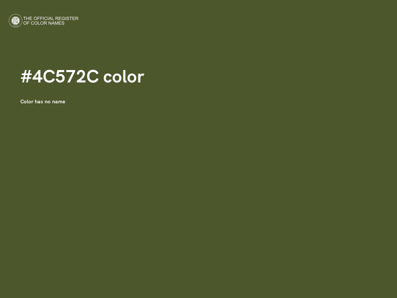 #4C572C color image