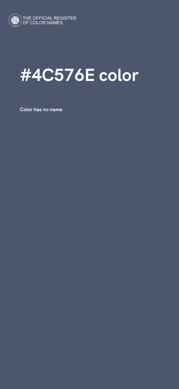 #4C576E color image