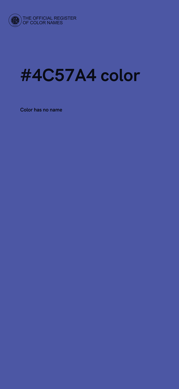 #4C57A4 color image