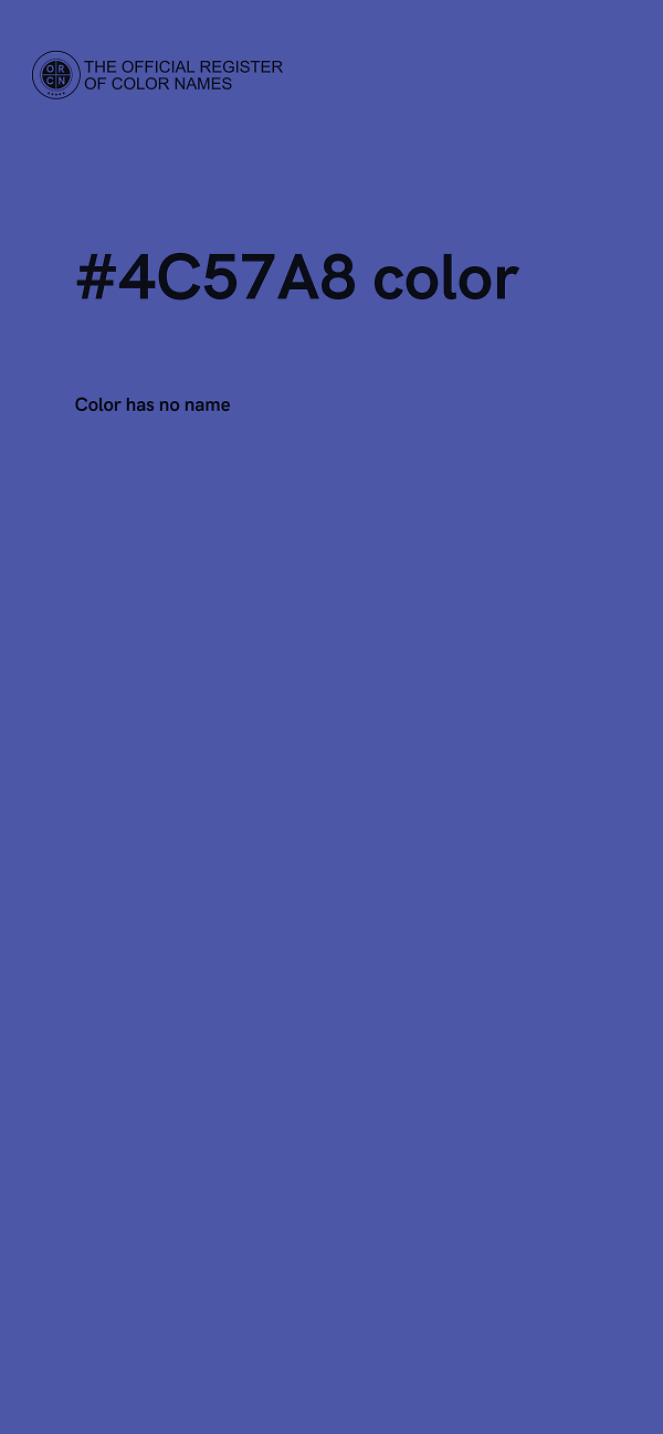 #4C57A8 color image