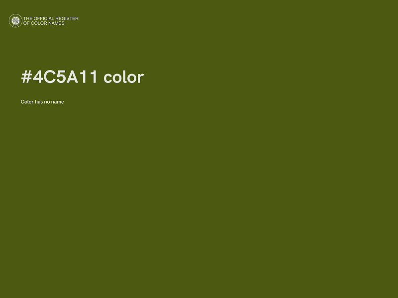 #4C5A11 color image