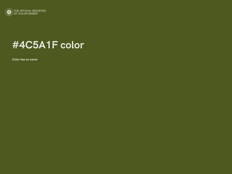 #4C5A1F color image