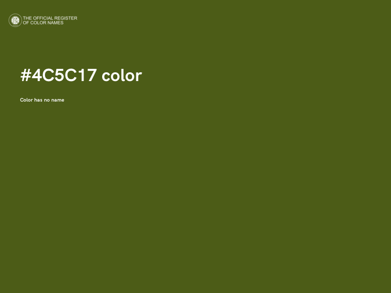 #4C5C17 color image