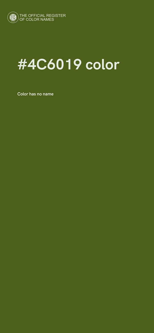 #4C6019 color image