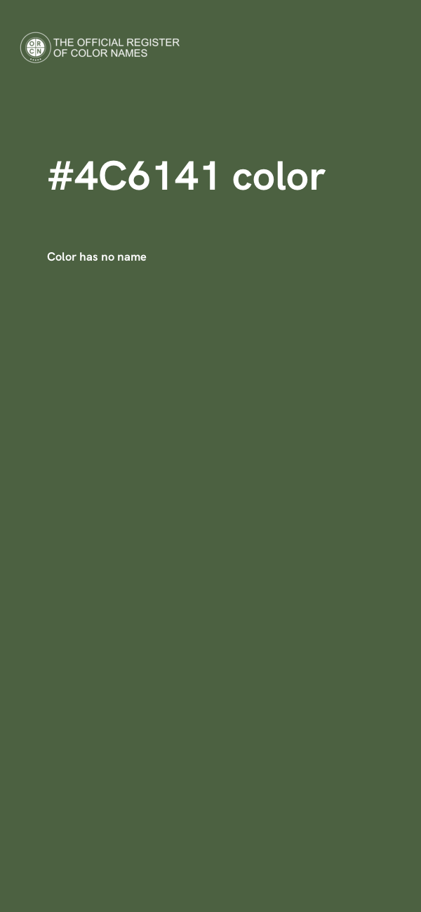 #4C6141 color image