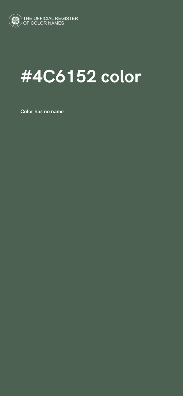 #4C6152 color image