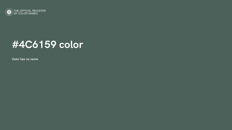 #4C6159 color image