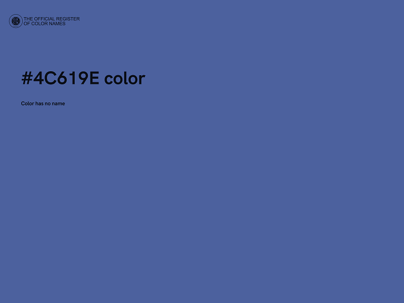 #4C619E color image