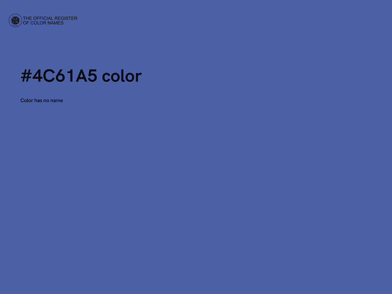 #4C61A5 color image