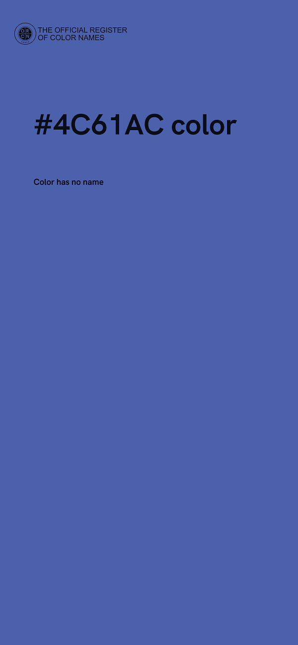 #4C61AC color image