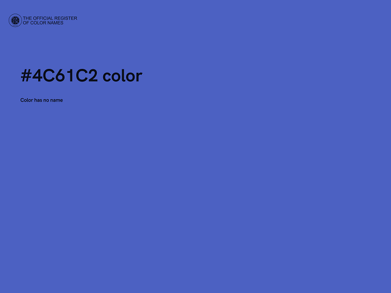 #4C61C2 color image