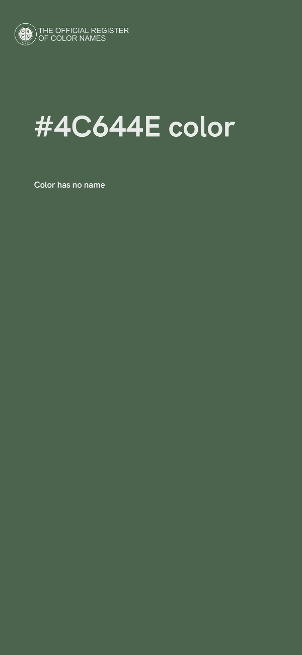#4C644E color image