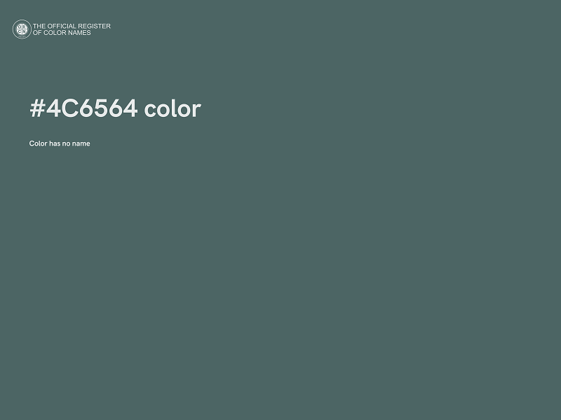 #4C6564 color image