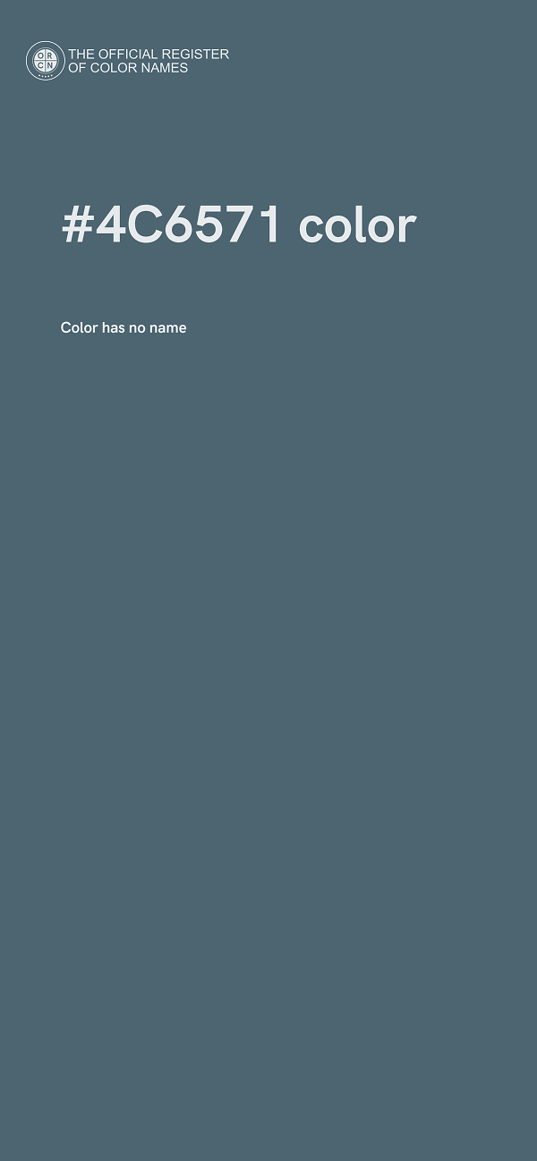 #4C6571 color image