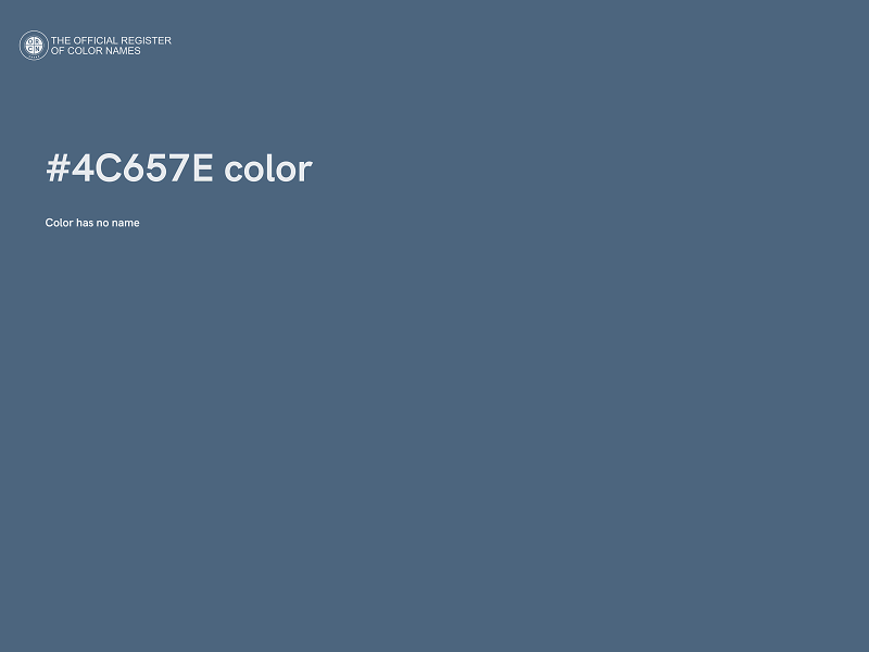 #4C657E color image