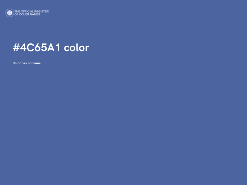 #4C65A1 color image