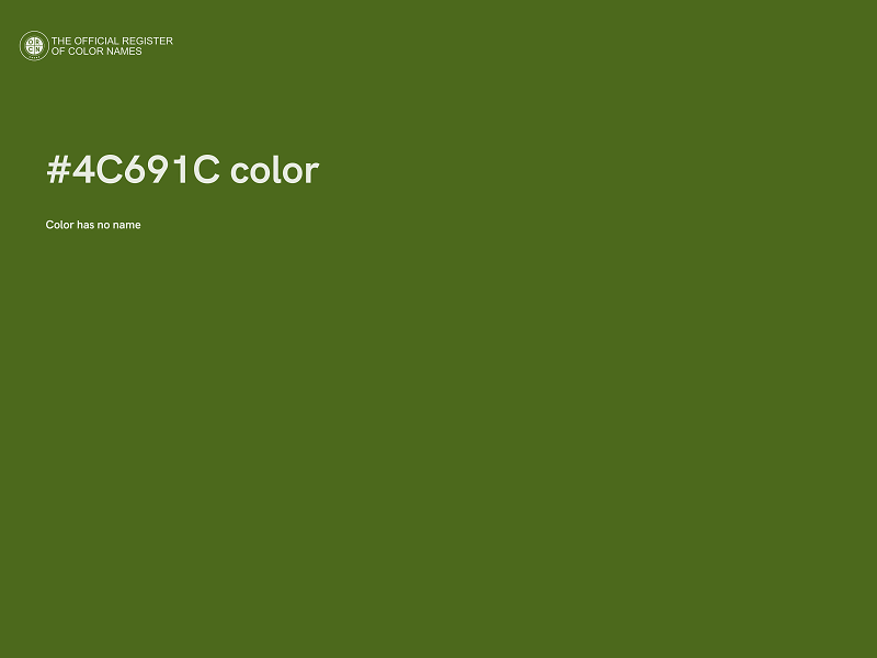 #4C691C color image