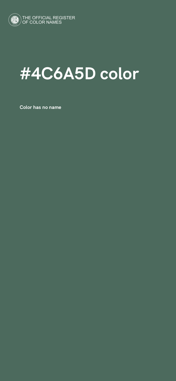 #4C6A5D color image