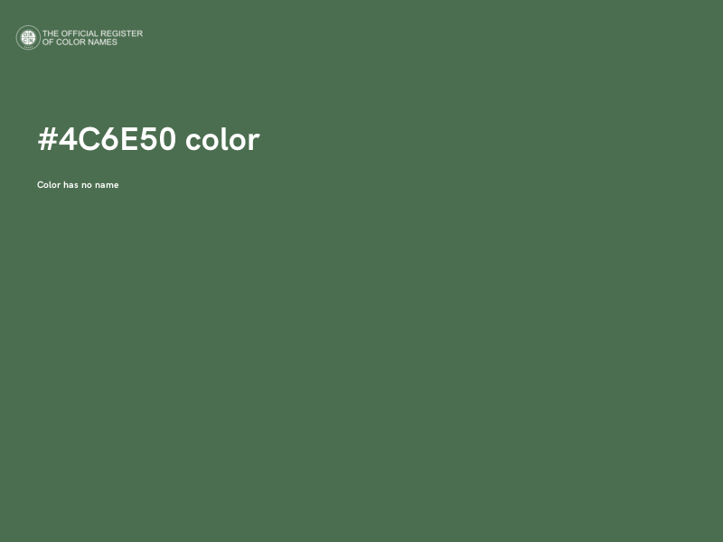 #4C6E50 color image