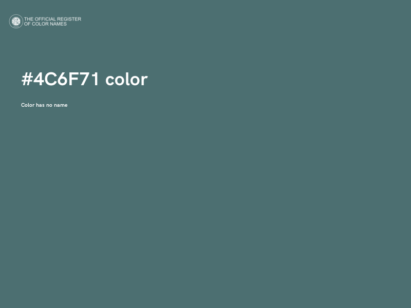 #4C6F71 color image