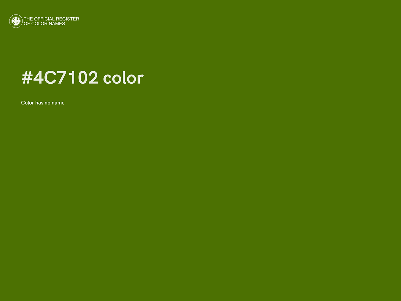 #4C7102 color image