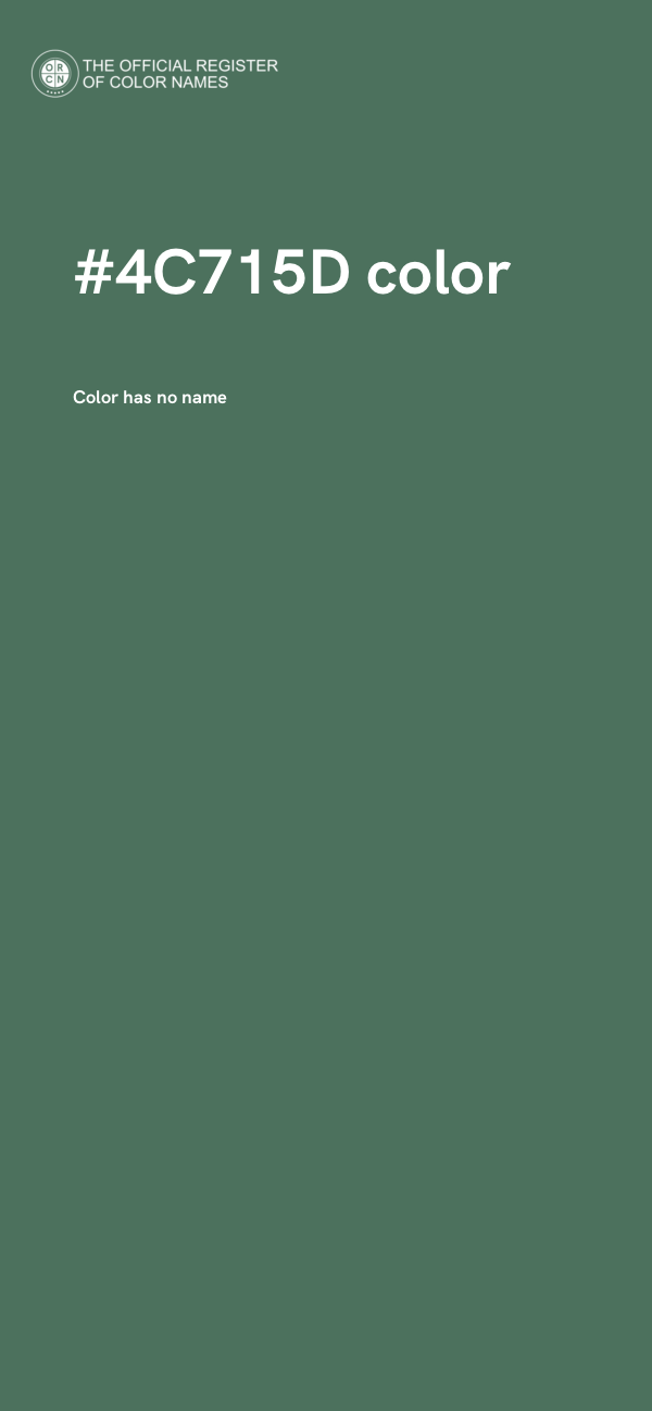 #4C715D color image