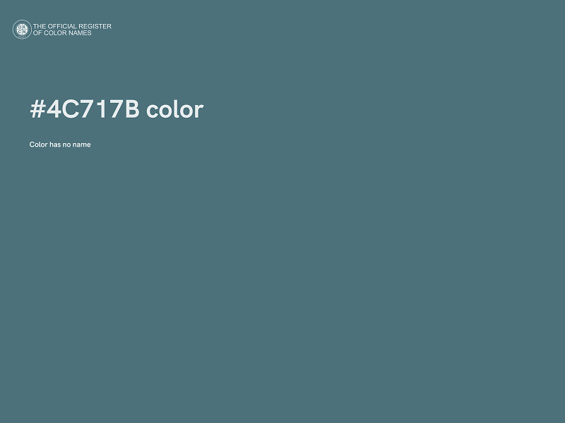 #4C717B color image