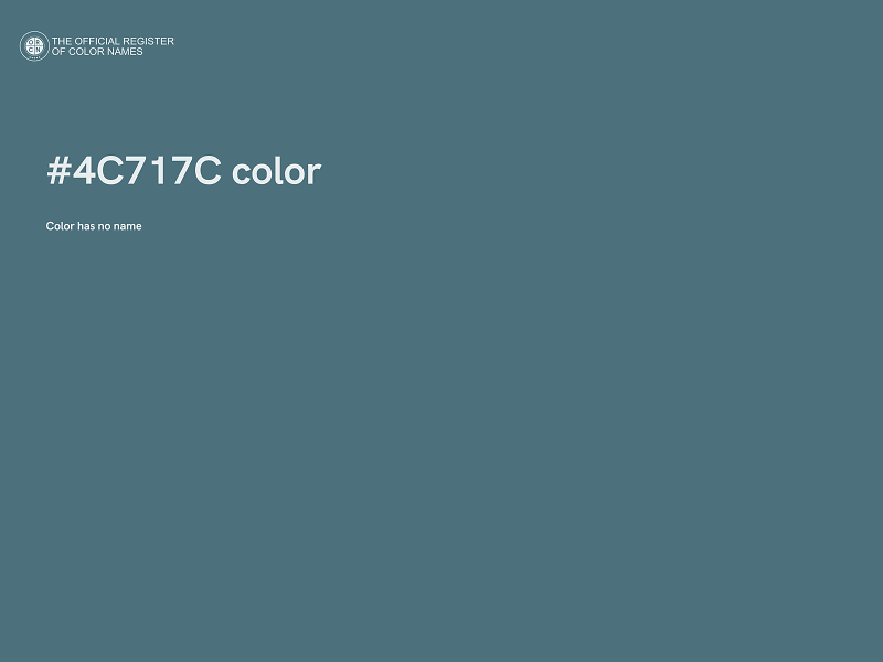 #4C717C color image
