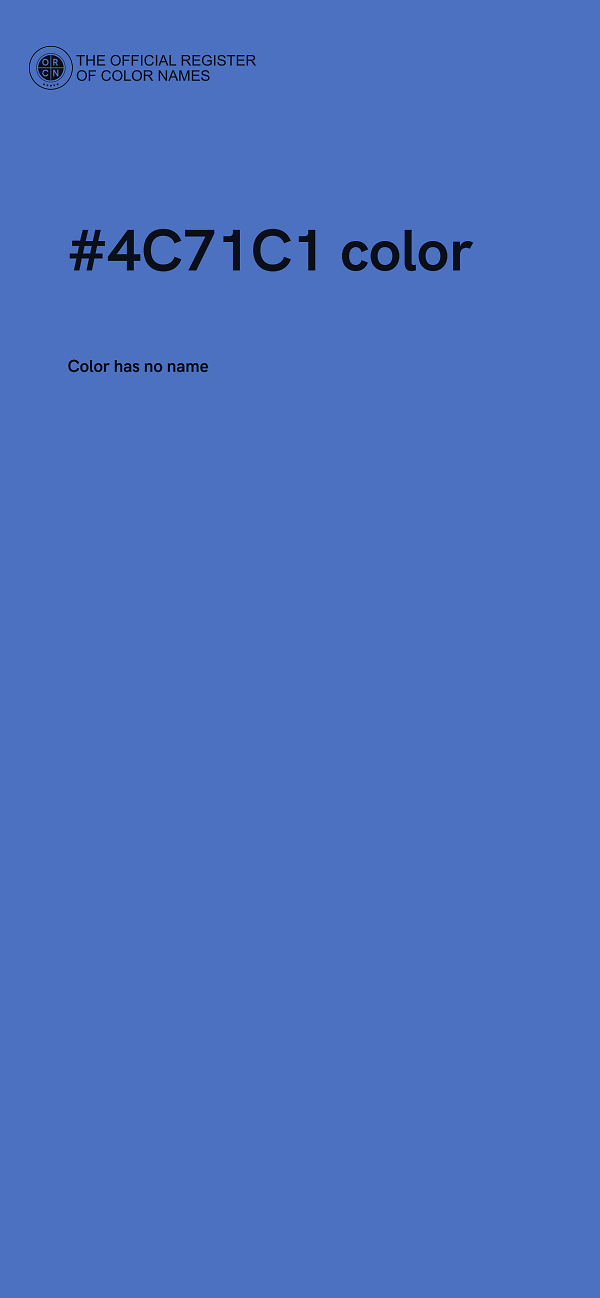 #4C71C1 color image
