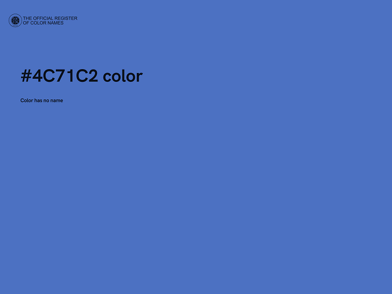 #4C71C2 color image