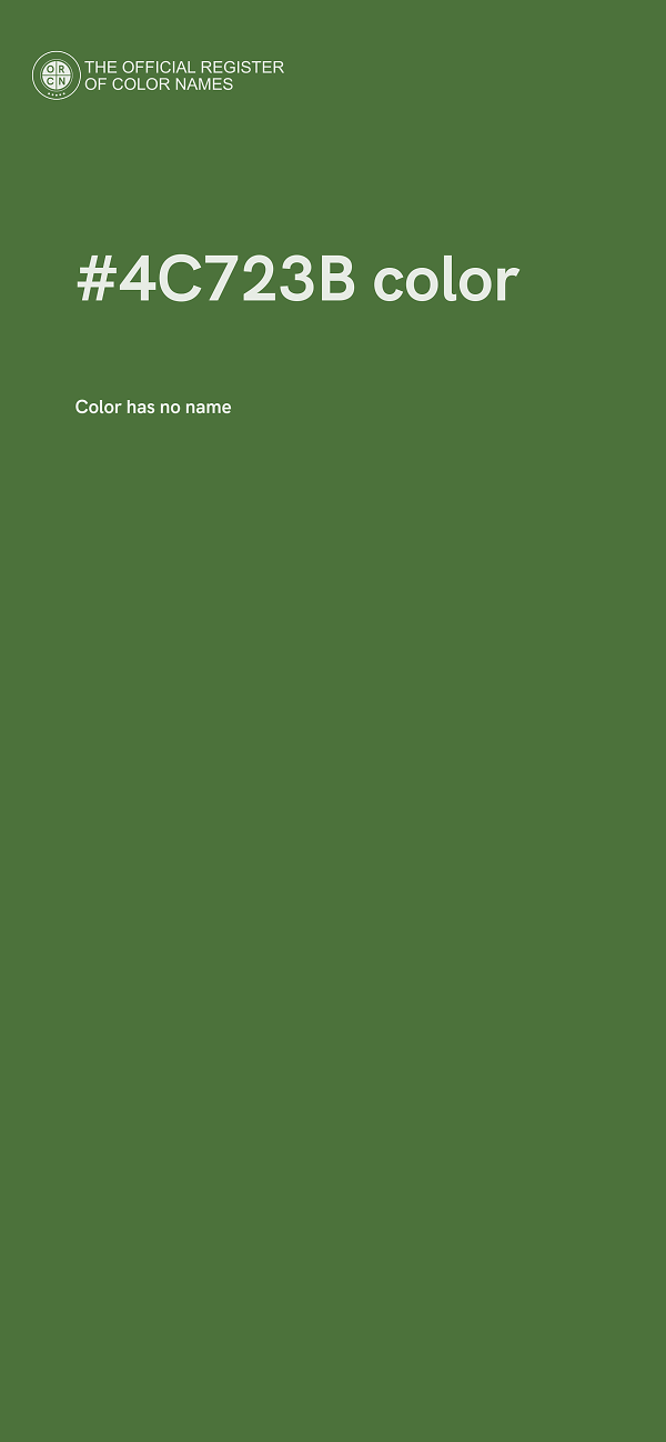 #4C723B color image