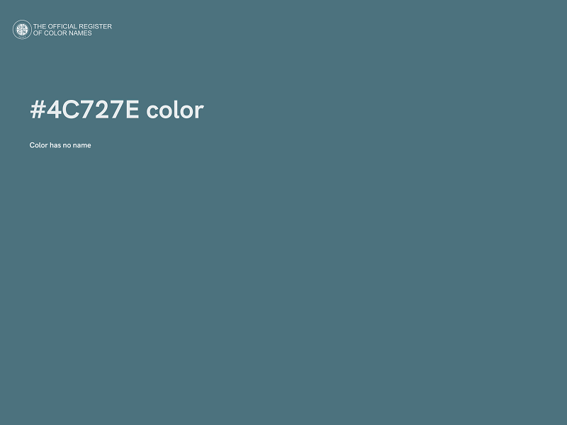 #4C727E color image