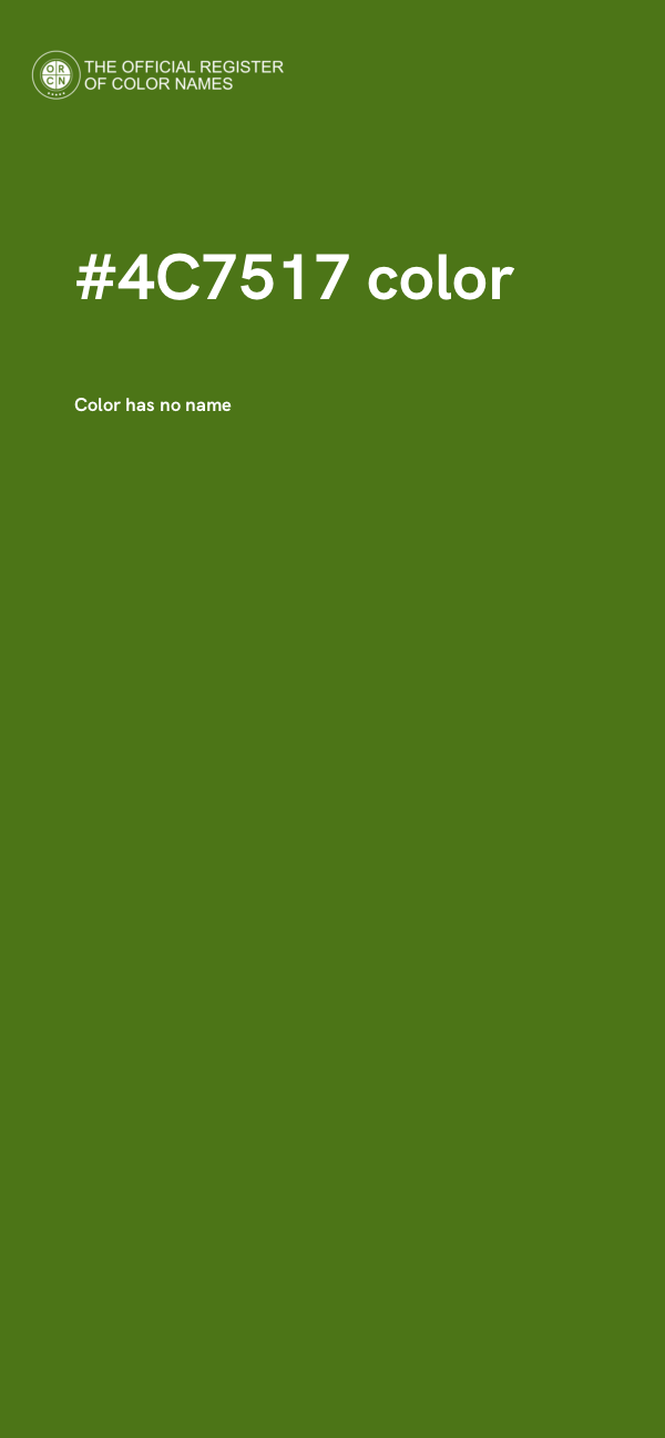 #4C7517 color image