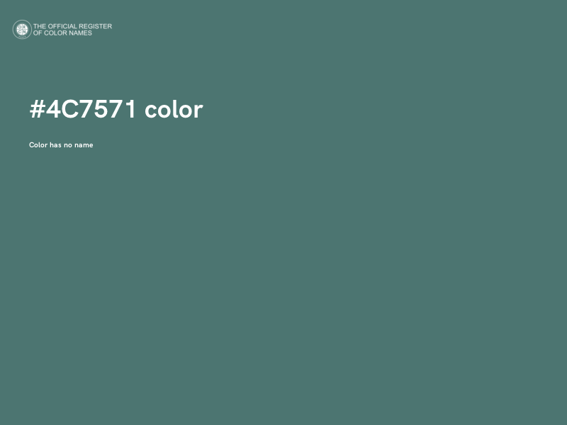 #4C7571 color image